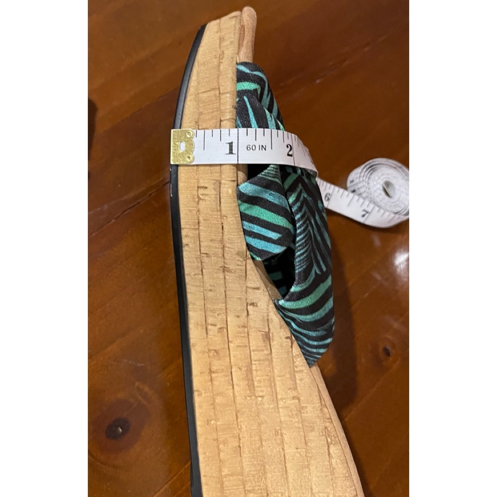 Italian Shoemakers Jungle, Zebra Look Wedge - Picture 10 of 10